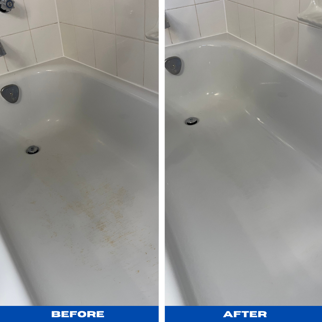 Bathtub before and after