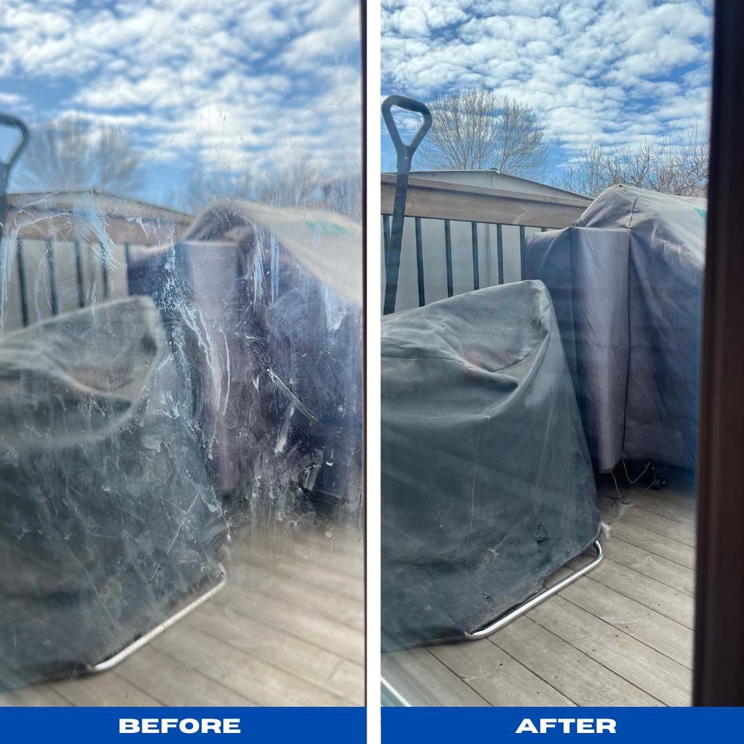 Window before and after